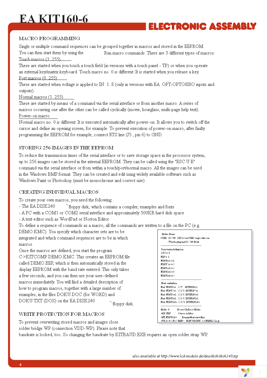 EA KIT160-6LWTP Page 6